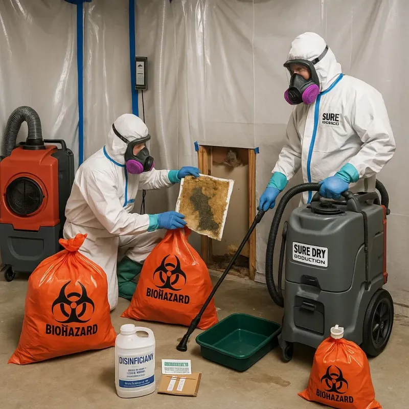 Contaminated Water Handling Protocols process in Lee County, NC